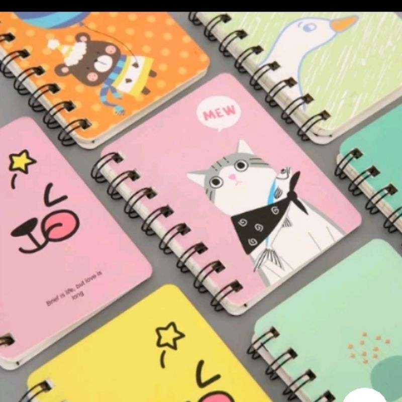 

Notebook cute Charakter A7