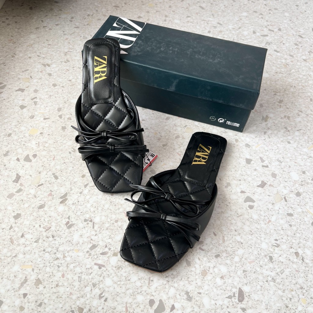 Z81662 SANDAL FLAT WANITA ZARA ORIGINAL