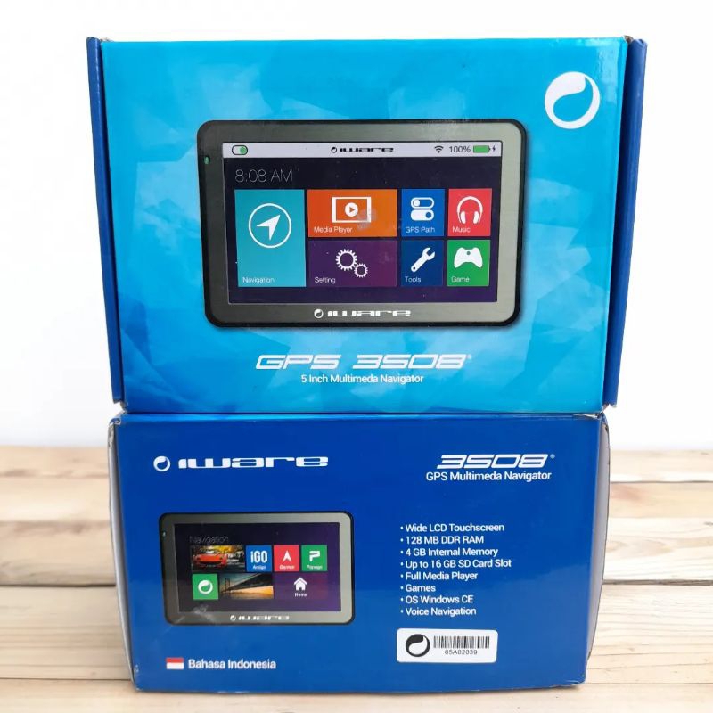 Gps navigator navigasi iware 3508 gps multimedia
