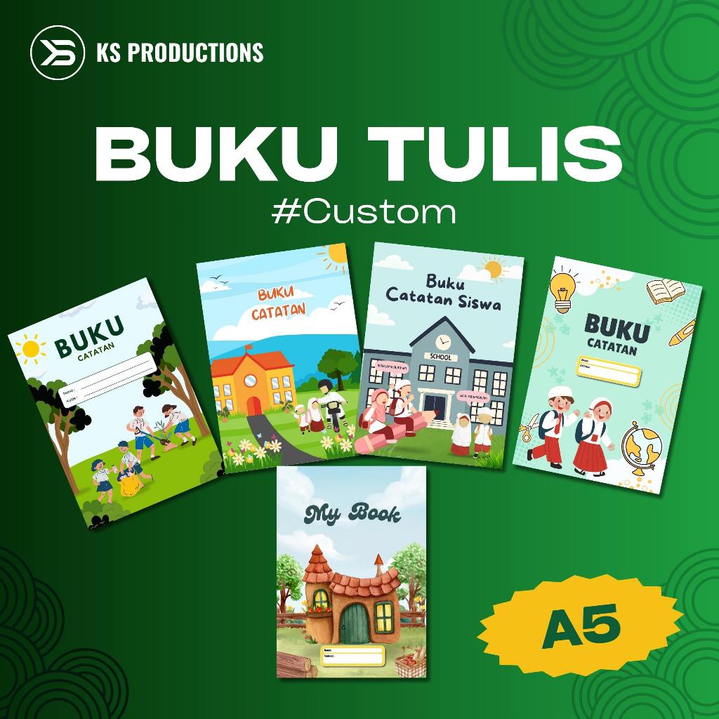 

BUKU TULIS SEKOLAH TEMA LUCU. BISA REQUEST LAINNYA.