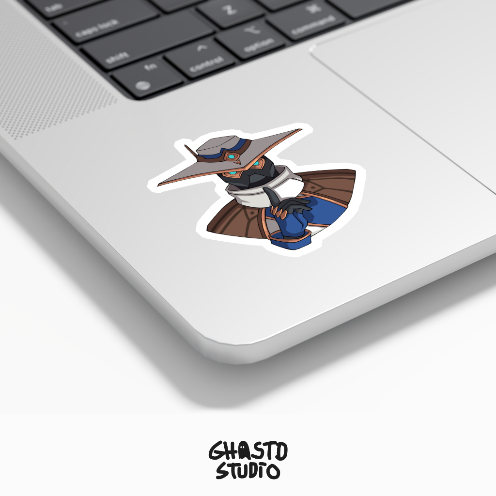 

Ssttt... Cyper Valorant Spray Sticker | 5 cm Vinyl Glossy
