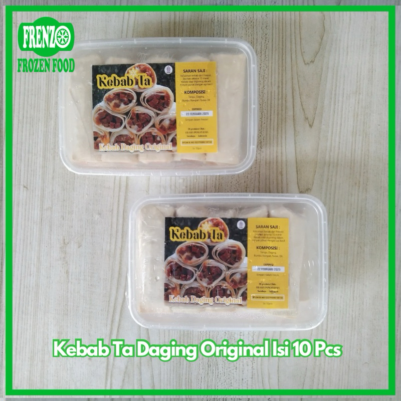 

Kebab Ta Daging Original Isi 10 Pcs