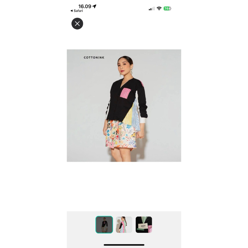 COTTONINK X NAGITA SLAVINA - BLACK TSHIRT