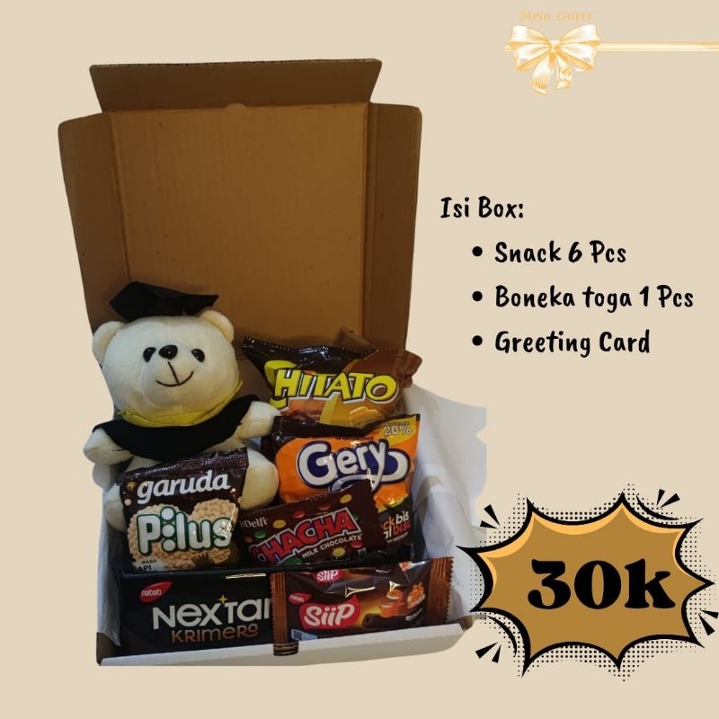 

[Minii.giftt] Snack box Graduation/ Snackbox Graduation/ Gift Box Graduation / Kado Snack Graduation