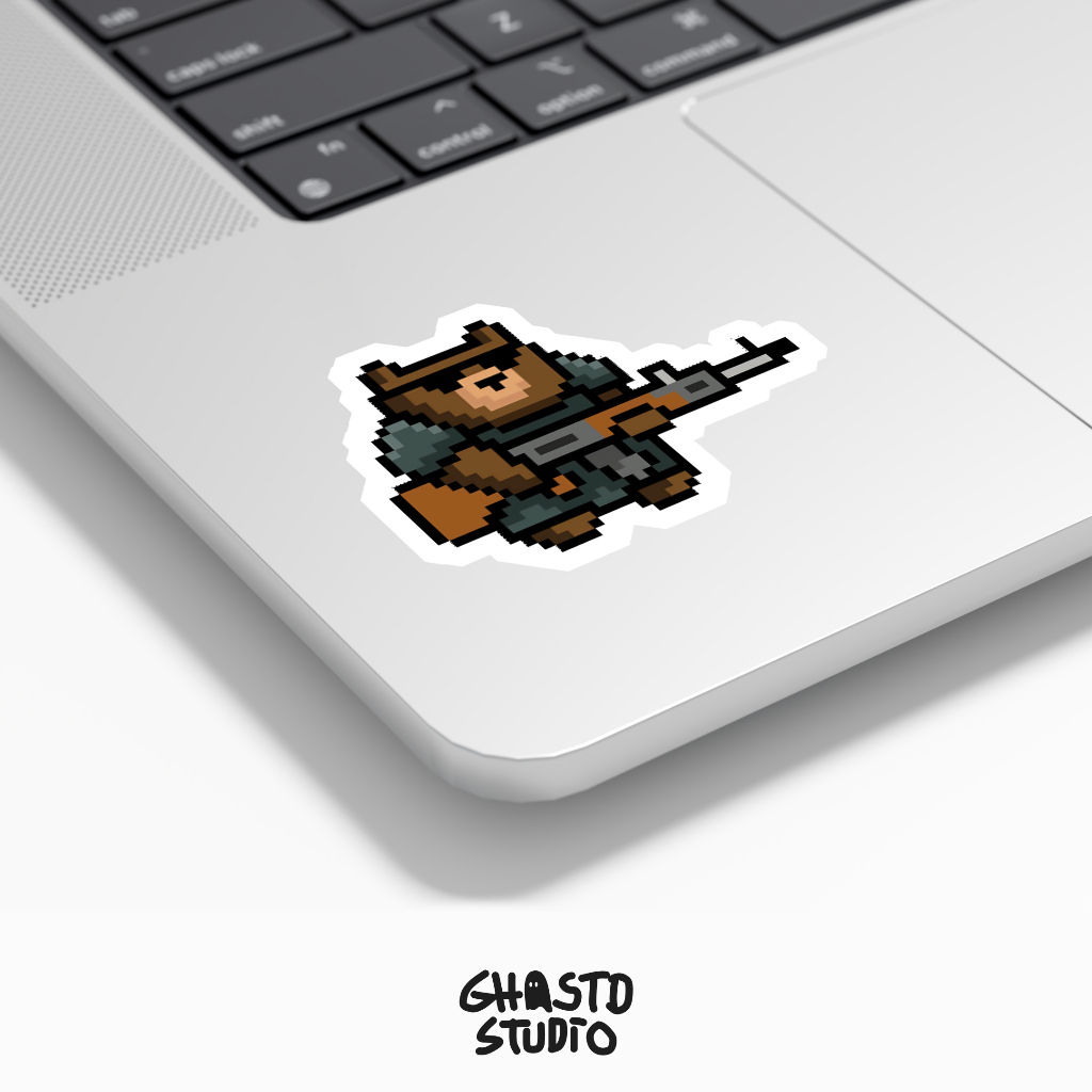 

Pixel Bear Valorant Spray Sticker | 5 cm Vinyl Glossy