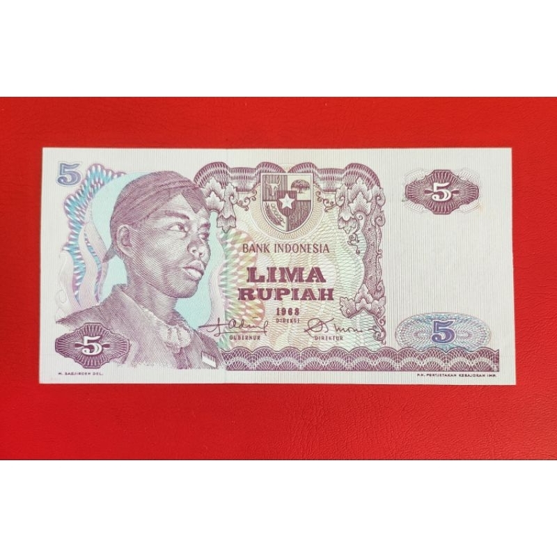 5 Rupiah seri Sudirman