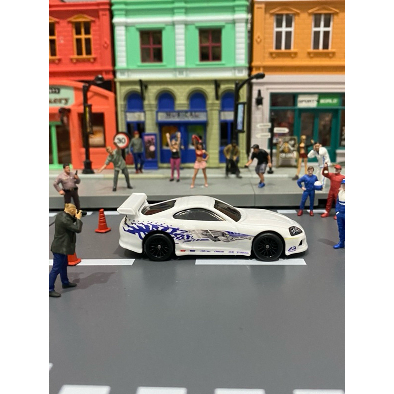 Hot Wheels Custom Ban Karet Toyota Supra Fast Furious Edition 4