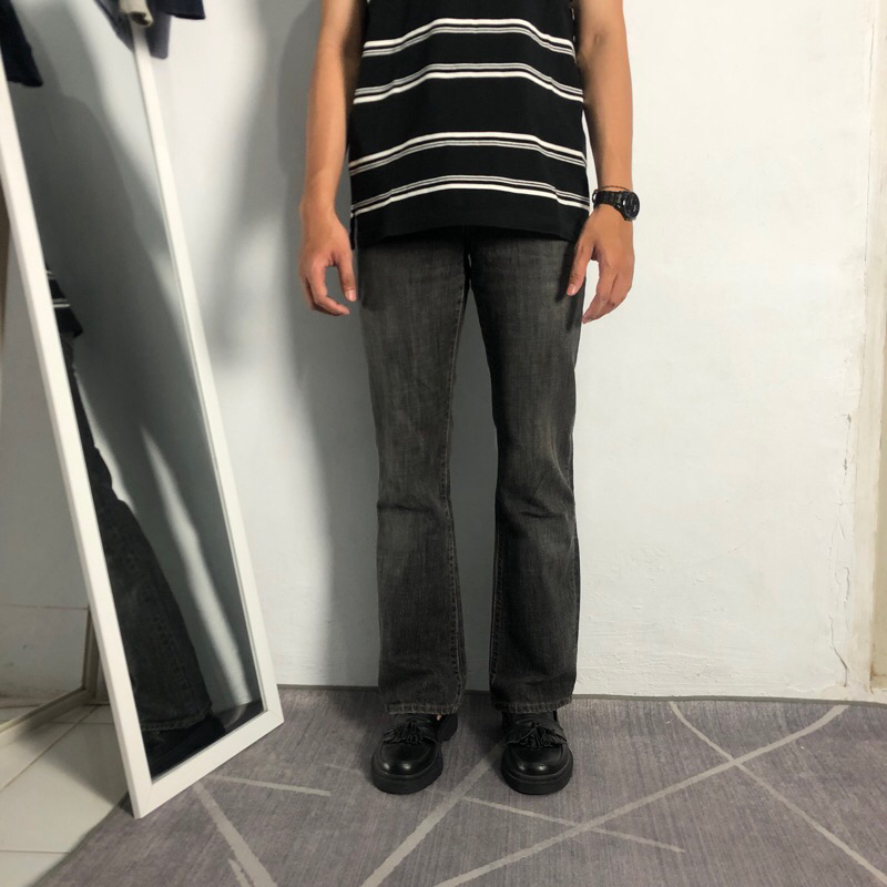 WRANGLER BOOTCUT GREY JEANS