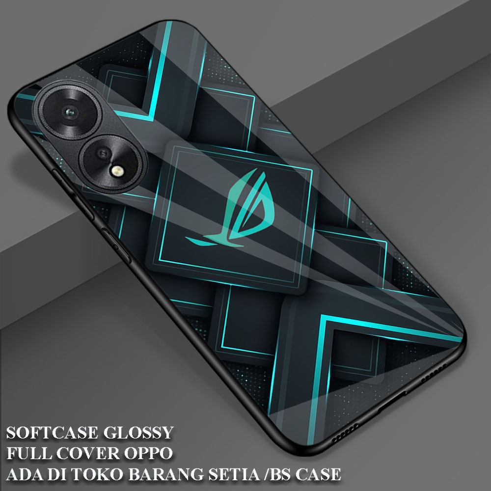 [ MK26 ROG  ] Case Glossy HD  OPPO (A16)(A17K)(A17)(A18)(A38 4G)(A58 4G)(A98 5G)(A1 5G)(A78 4G,5G)(2
