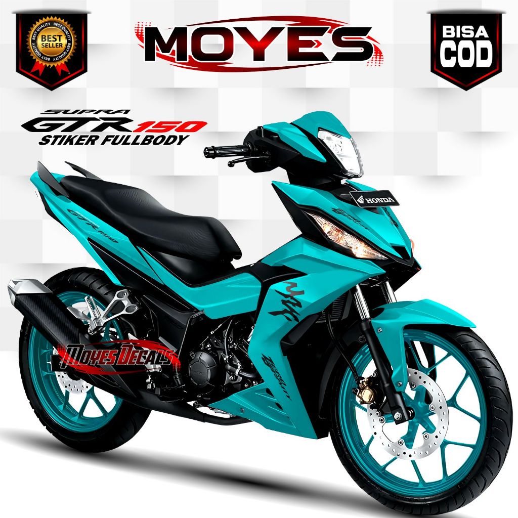 Decal Motor Supra GTR 150 - Stiker Motor Supra GTR 150 Fullbody Premium - Variasi Motor Honda Supra 