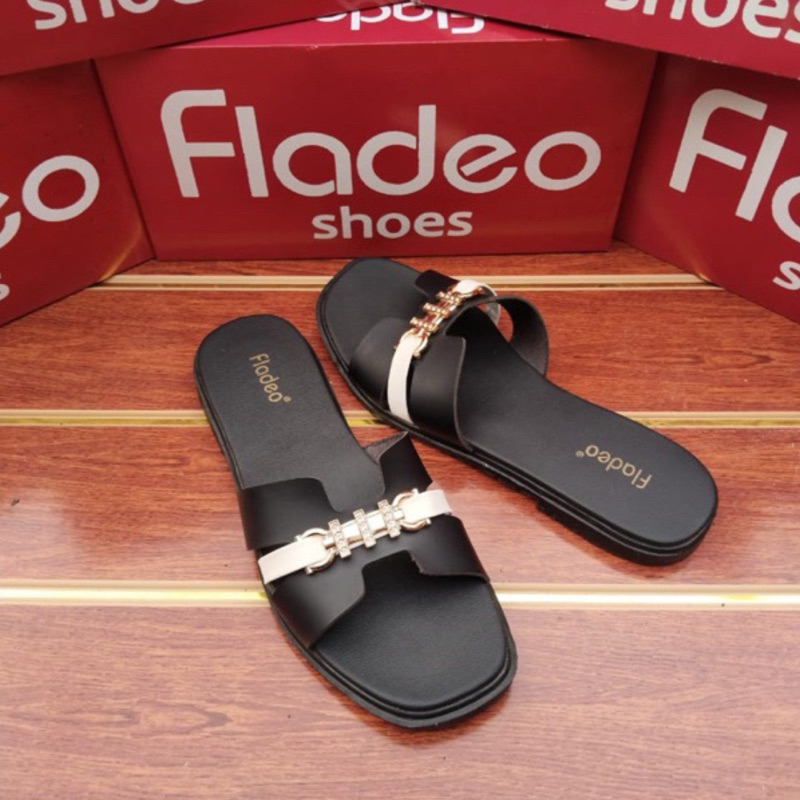Sandal Flat Wanita Selop Fladeo - sendal teplek wanita - sendal wanita - sandal wanita