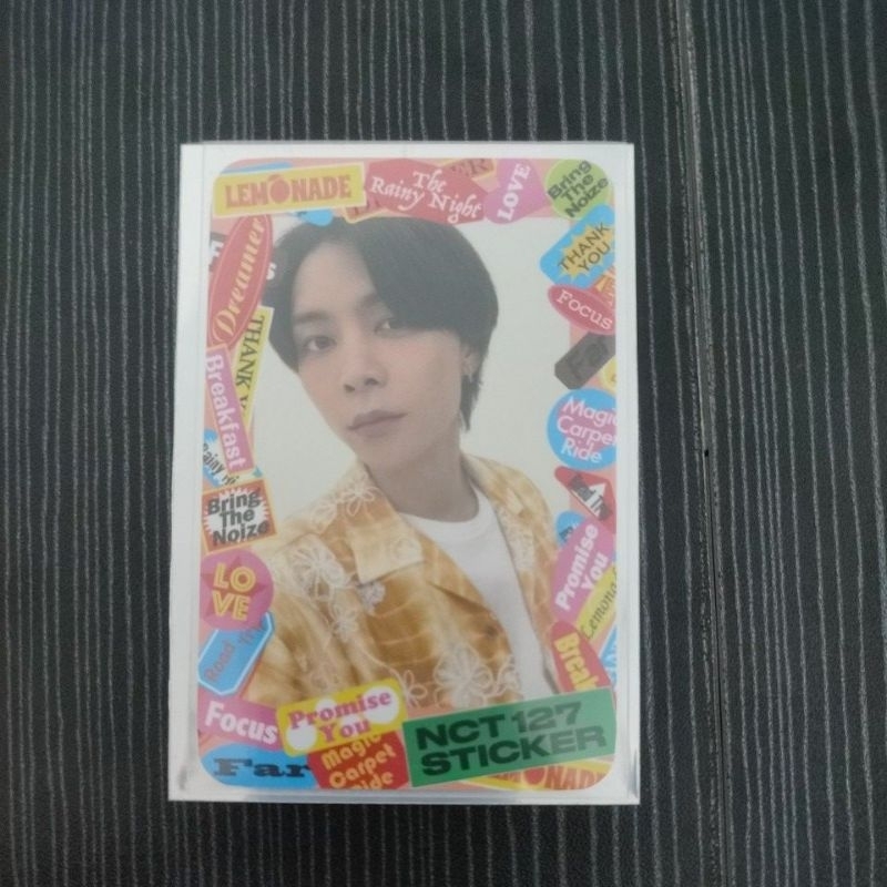 PC POCA PHOTOCARD JOHNNY NCT 127 STICKER MUMO DECO