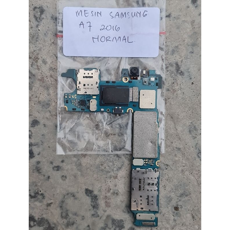 Mesin samsung a7 2016 normal