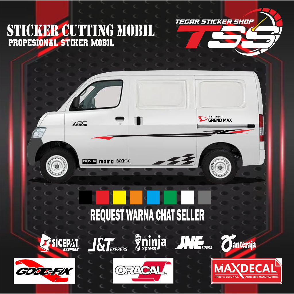 sticker mobil daihatsu grend max, luxio sticker lis mobil daihatsu grend max, luxio sticker mobil
