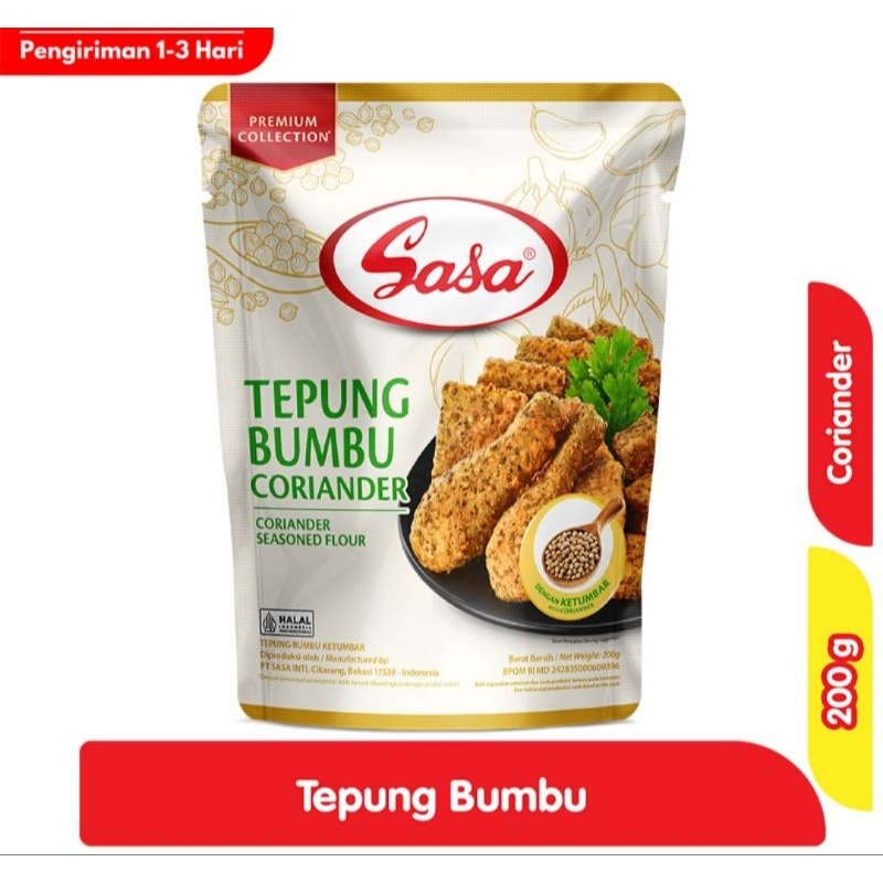 Sasa Tepung Bumbu Premium Coriander Pouch 200 Gr