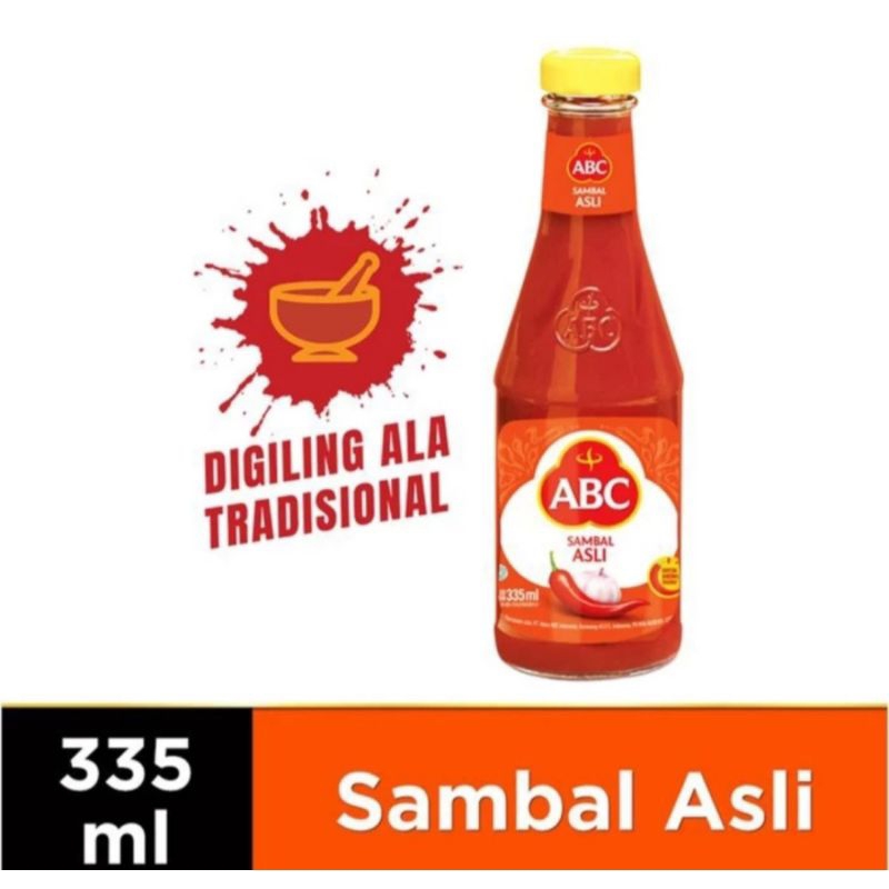 

ABC sambal pedas/extra pedas 335ml