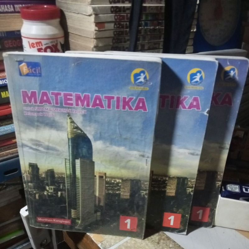 BUKU MATEMATIKA UNTUK SMA KELOMPOK WAJIB KELAS X/10/1 REVISI K13 PENERBIT GRAFINDO