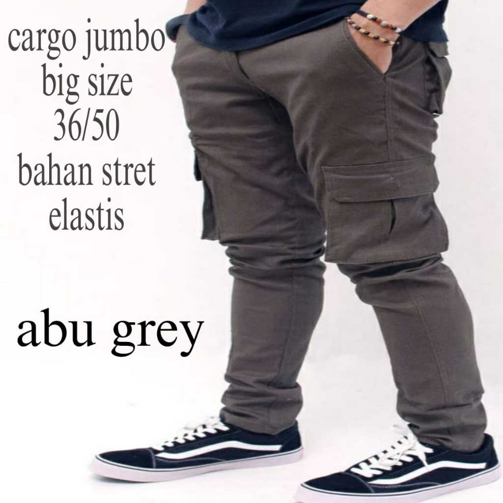 Cargo Panjang pria jumbo/Celana cargo jumbo/Cargo big size/celana pria