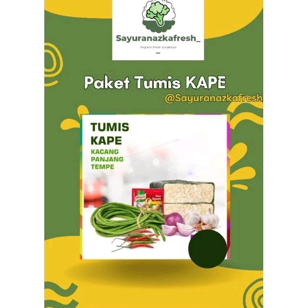 

Paket Tumis kape [kacang tempe]
