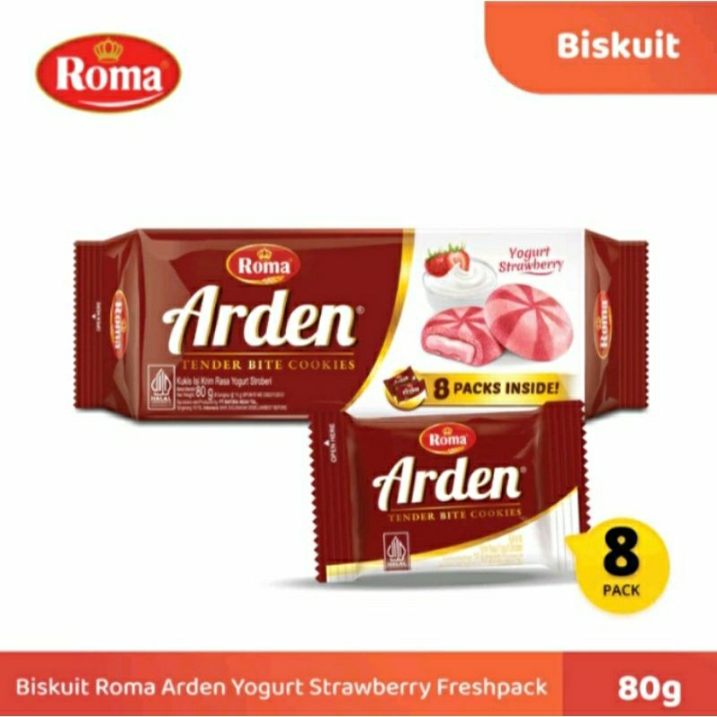 

Biskuit Roma Arden Yogurt Strawberry Freshpack 80gr