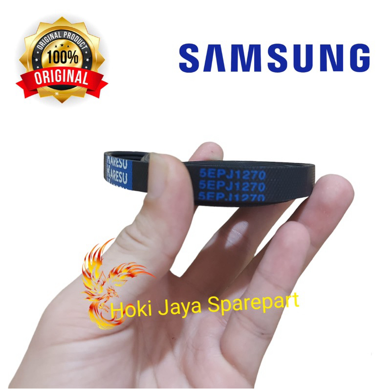 Van belt Panbel Karet Fan Belt 5EPJ 1270 Mesin Cuci Samsung Front Loading