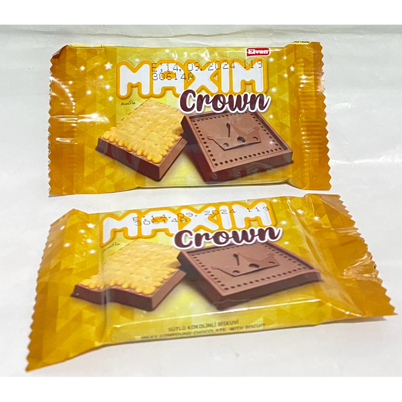 

[Eceran] Maxim Crown Chocolate Elvan Halal Import Snack
