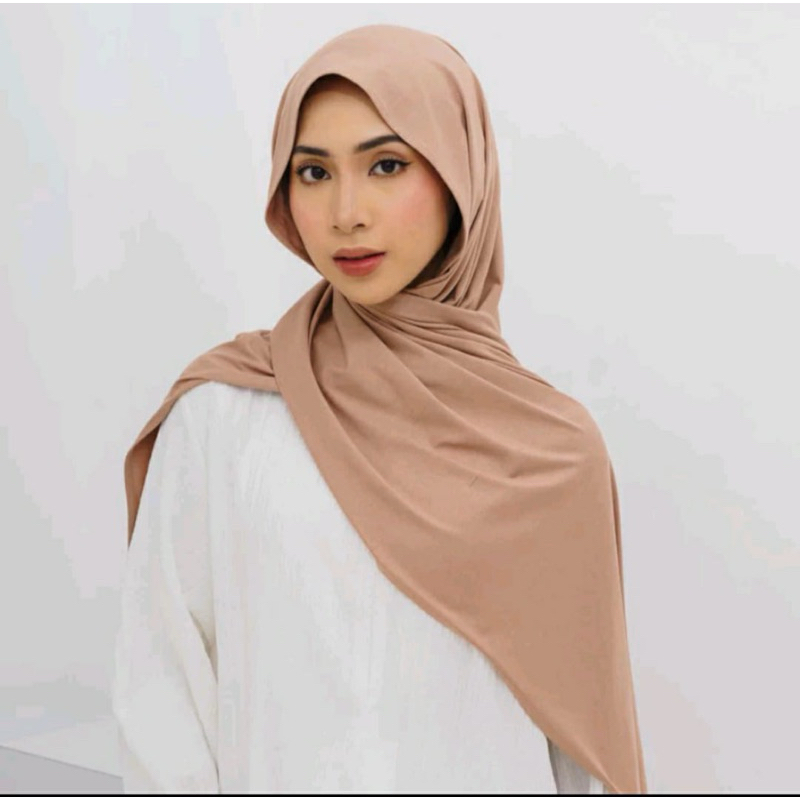 Muslim Hijab - Pashmina Instan Inner Menutup Leher Kaos Rayon Premium New Style Hijba Kekinian Trend