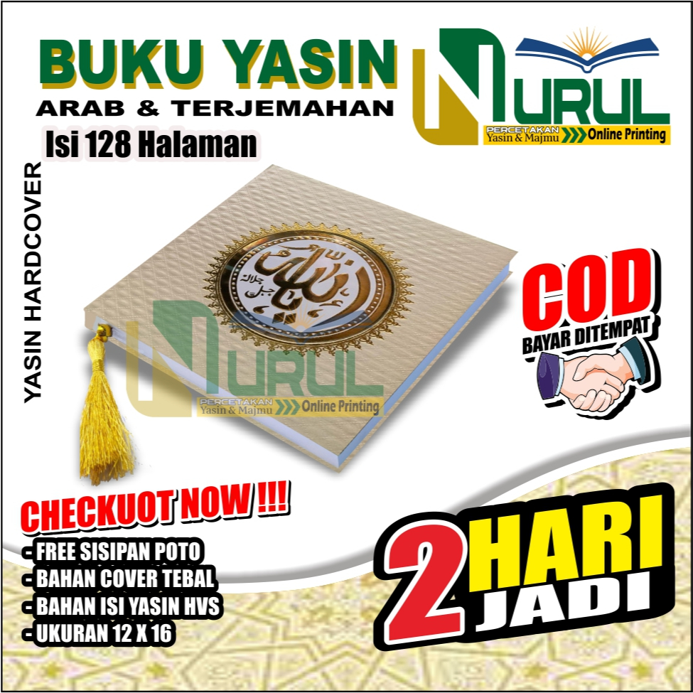 Buku Yasin Tahlil 128 Halaman Hard cover Diamond