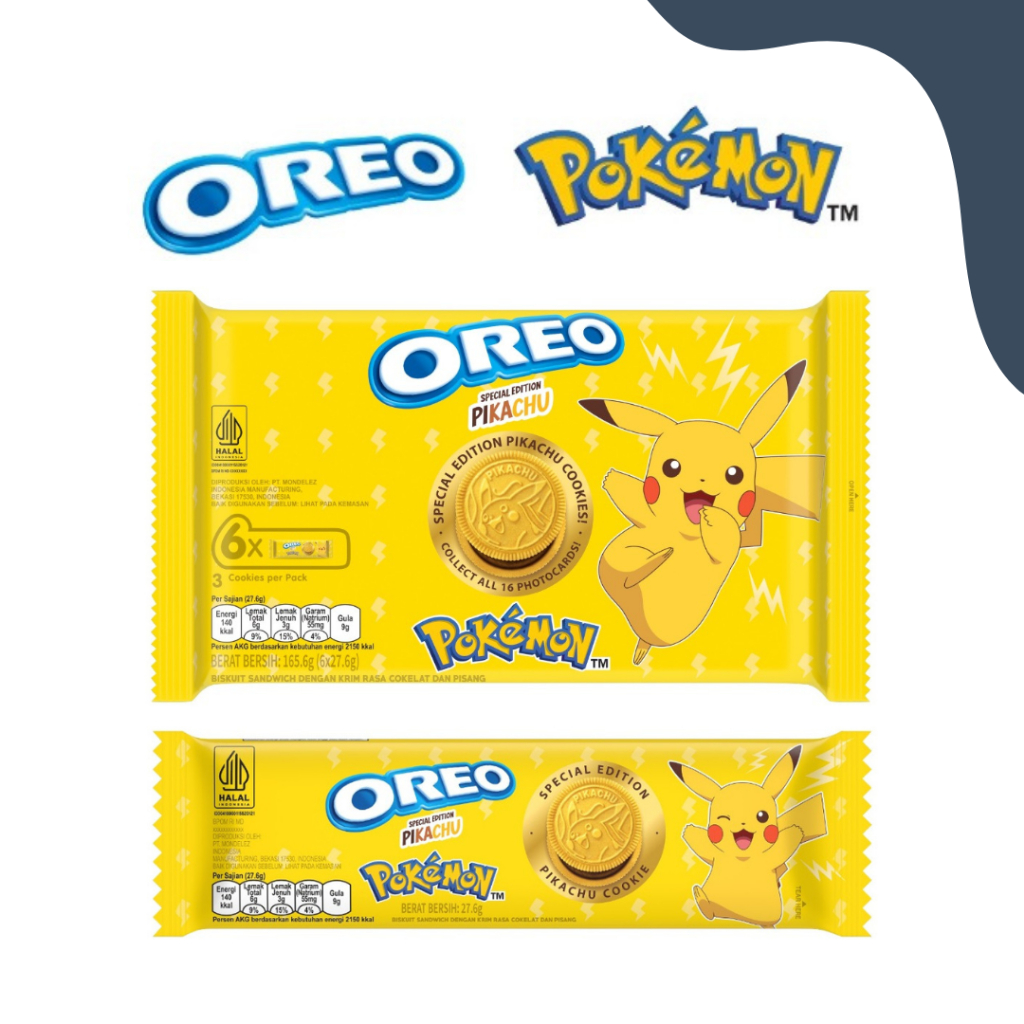 

Oreo Pokemon Chocolate Banana / Biskuit Oreo Pokemon