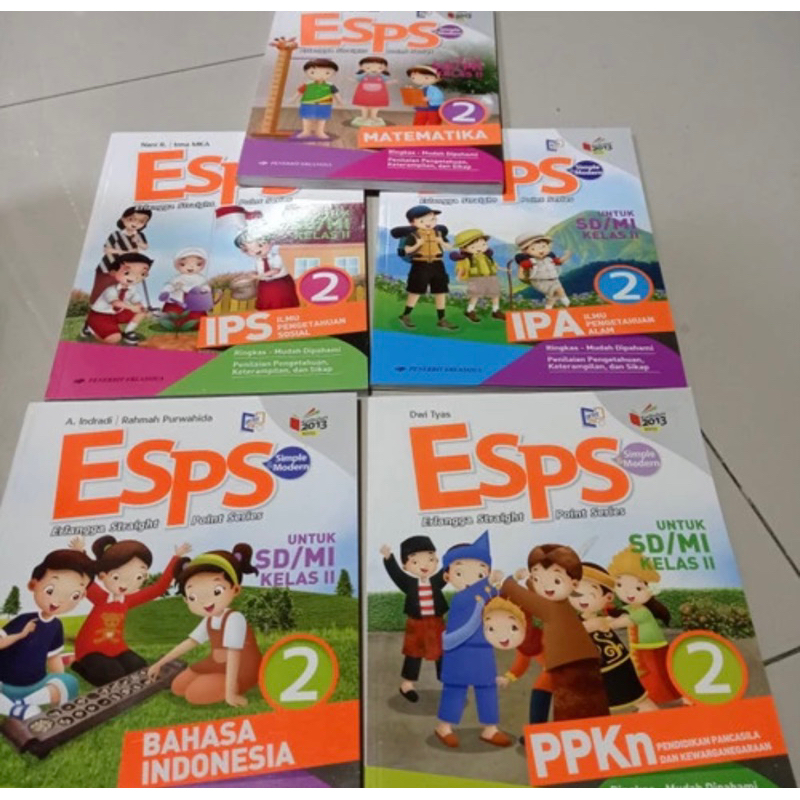 ESPS, 5 BUKU KLS 2 SD/MI, Erlangga