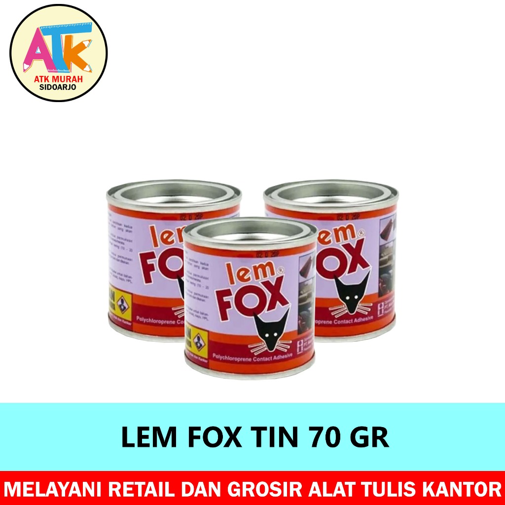 

LEM FOX KALENG/TIN 70gr