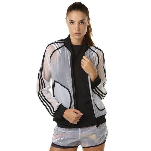 Adidas X Rita Ora Trapeze Transparent Windbreaker Track Jacket | Preloved | Like New