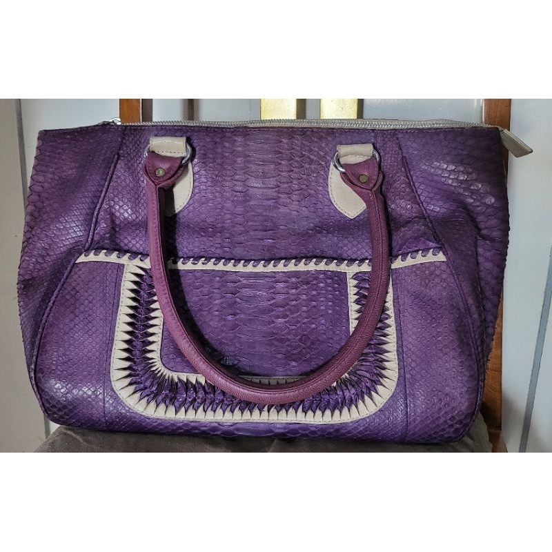 prelove tote bag kulit ular