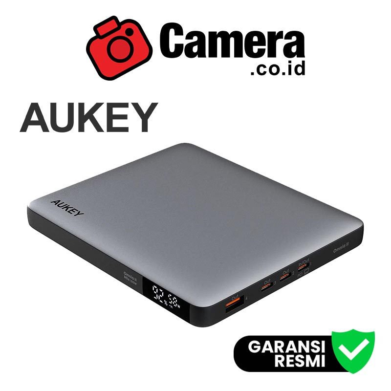 AUKEY Powerbank 20000mah PB-Y44 Sprint X 20K 100W 20000 mAh Laptop Power Bank with PD3.0 (Gray)