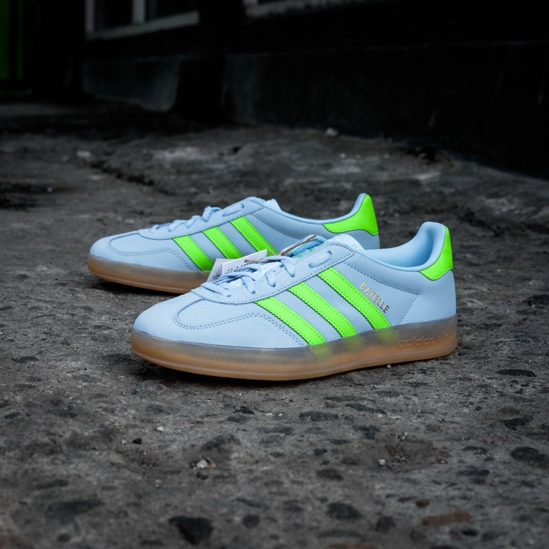 Adidas Gazelle Indoor Blue Green - JI1372
