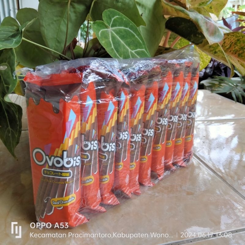 

OVOBIS biskuit coklat berbentuk stik