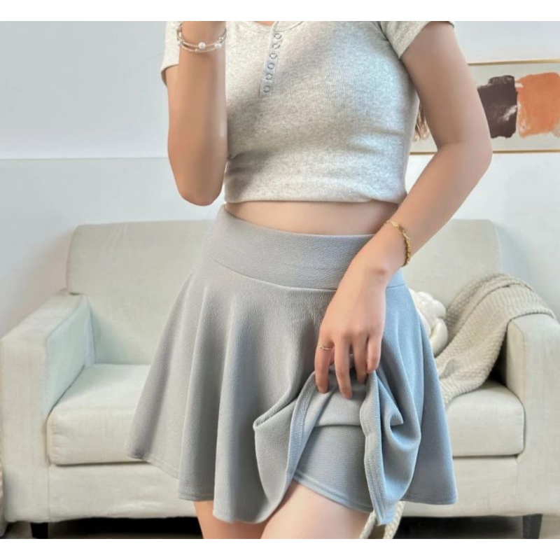 RB Rok celana pendek/Rok shot polos/Rok olahraga/Rok senam jogging bersepeda