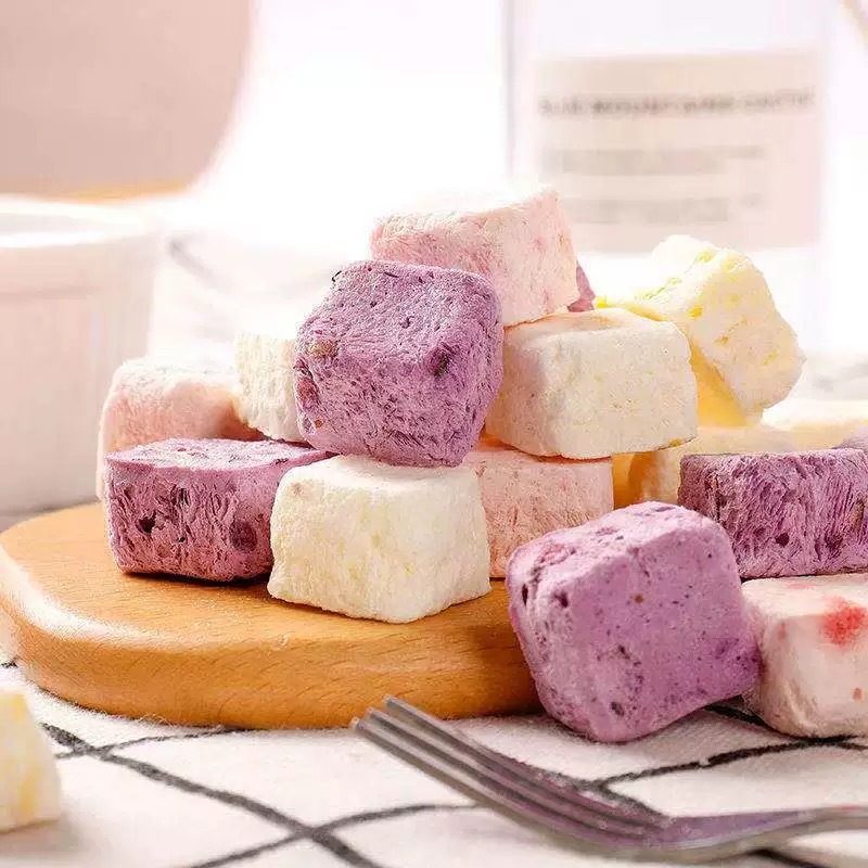 

Yanjin Puzi - Freeze Dried Yogurt Blok - Mangga - Blueberry - Persik - Strawberry