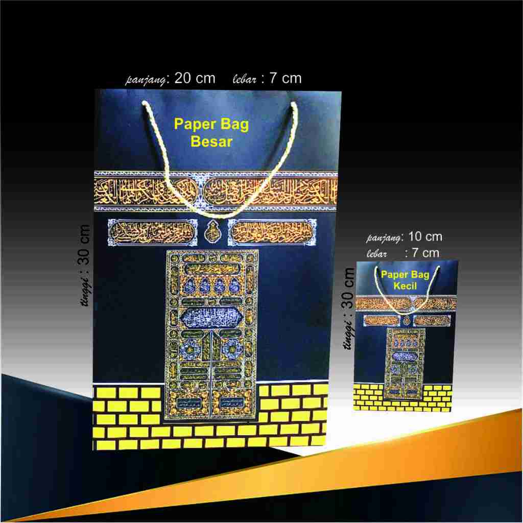 

Paper Bag Premium Oleh-oleh Haji dan Umroh