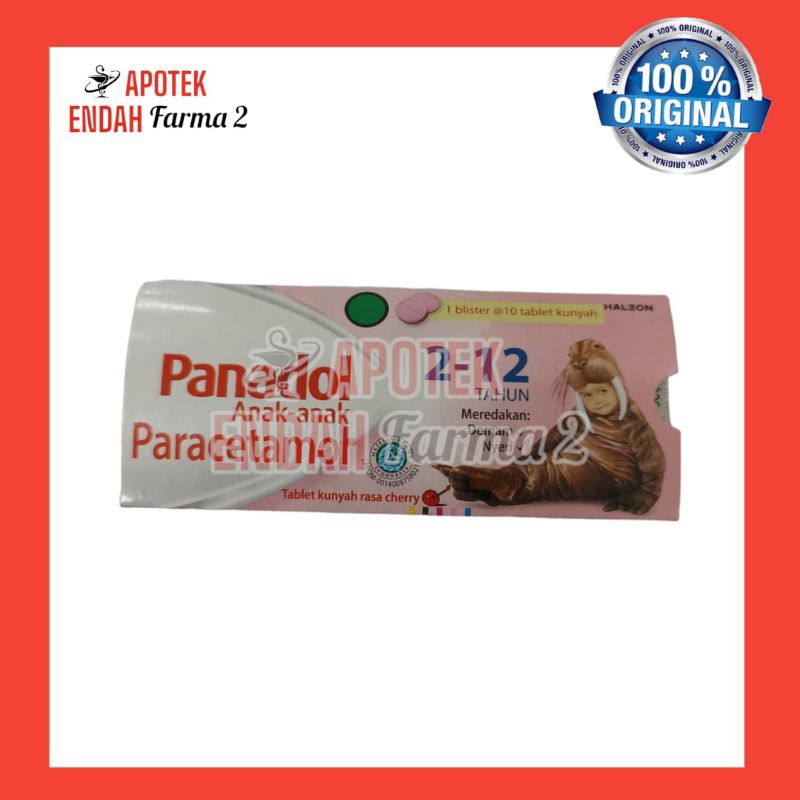 PANADOL ANAK TABLET PERSTRIP DEMAM
