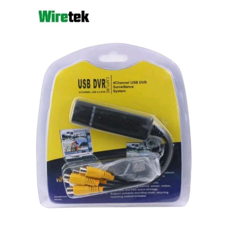 USB to DVR 4 Channel Surveilance system