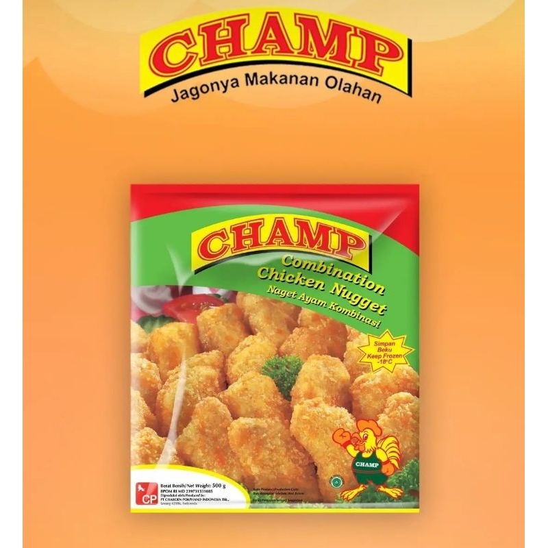 

CHAMP Combination Chicken Nugget 500gr