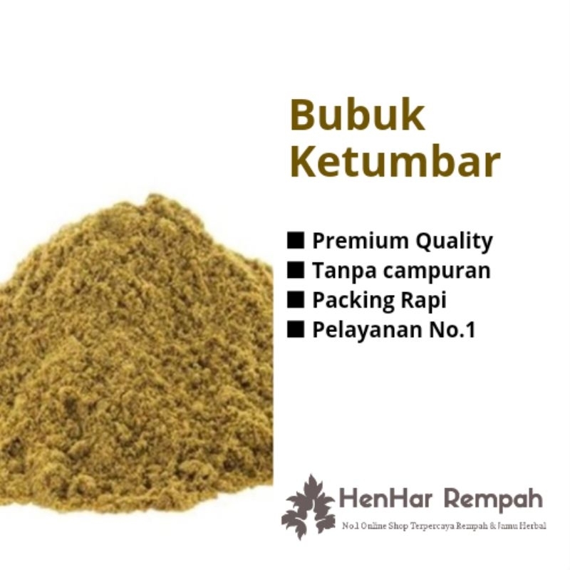 

Ketumbar Bubuk 50 gram & 100 gram