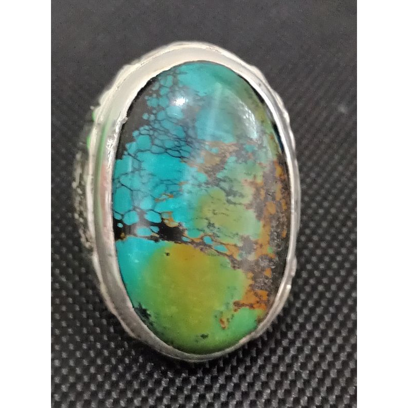 natural pirus hube ring perak handmade