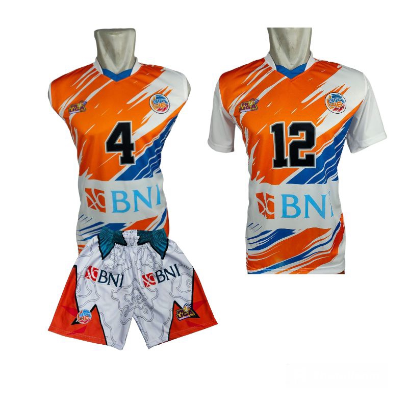 COD Set baju voli proliga BNi kaos voli jersey proliga pria terbaru