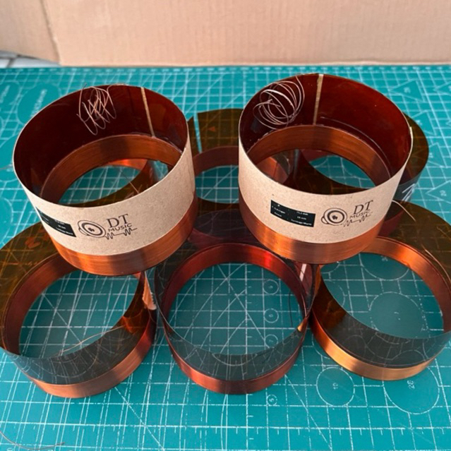 Spol Speaker Toto Sound ts 1575 DT Music lilitan luar dalam / Spul Voice Coil 75,8 mm