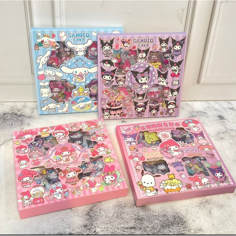 

Stiker 100 Lembar Sanrio CYK-ST1404 Stiker 100 Lembar Sanrio Stiker Kuromi Melody Cinamorol Stiker Termurah Grosiran
