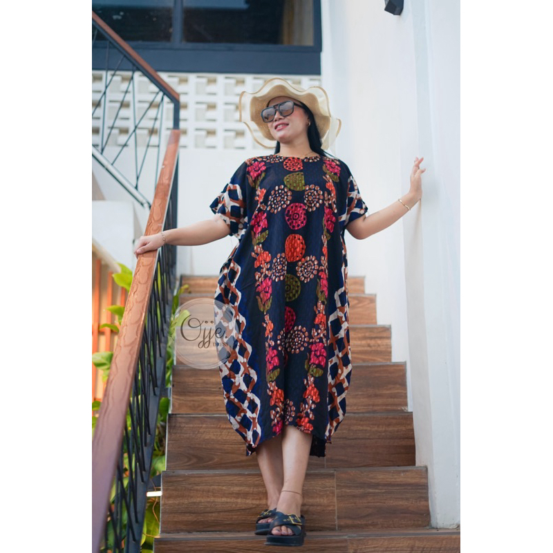 Daster Batik Cap Rayon Premium Jumbo LD140
