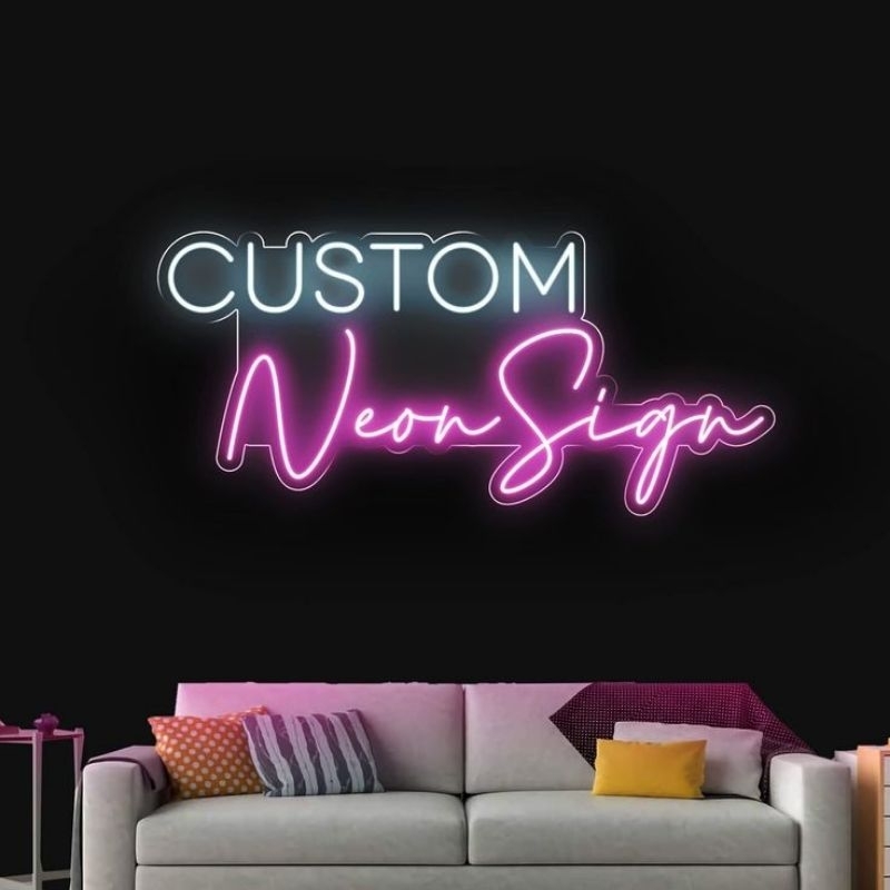 Neon Flex Custom,Neon Sign Custom Design Huruf Dan Logo,Lampu Hias,Lampu Cafe