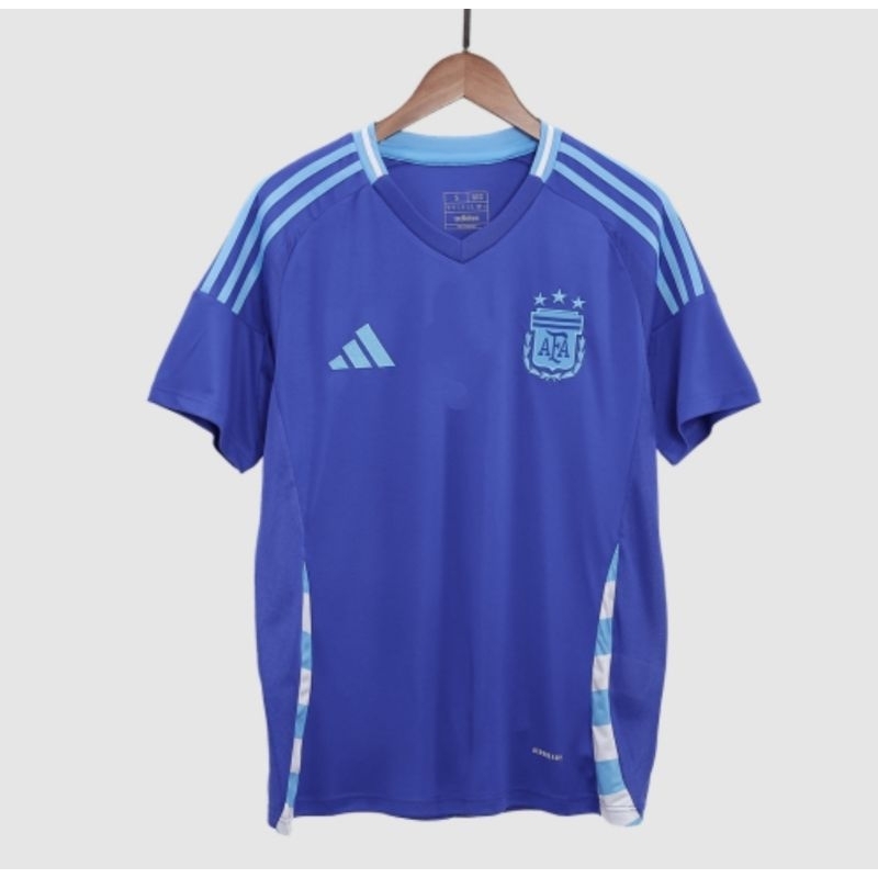 jersey bola argentina away copa 2024